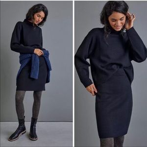 Maeve ANTHROPOLOGIE
Anja Black Sweater Midi Skirt Size XL